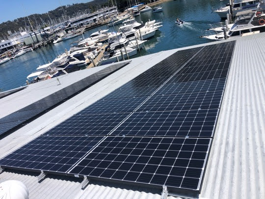33kW solar power system at Newport Marina - Solarpro