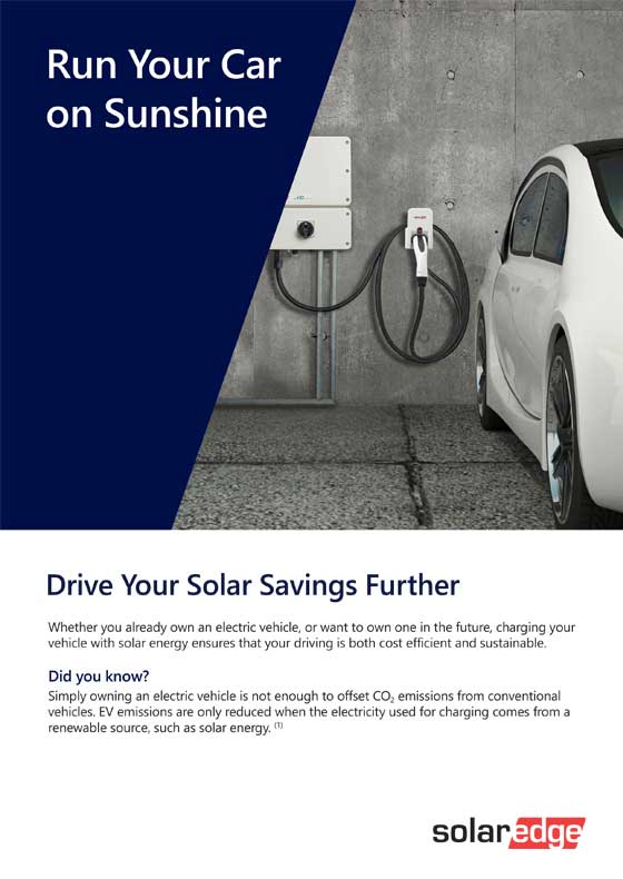 SolarEdge EV Homeowner Brochure